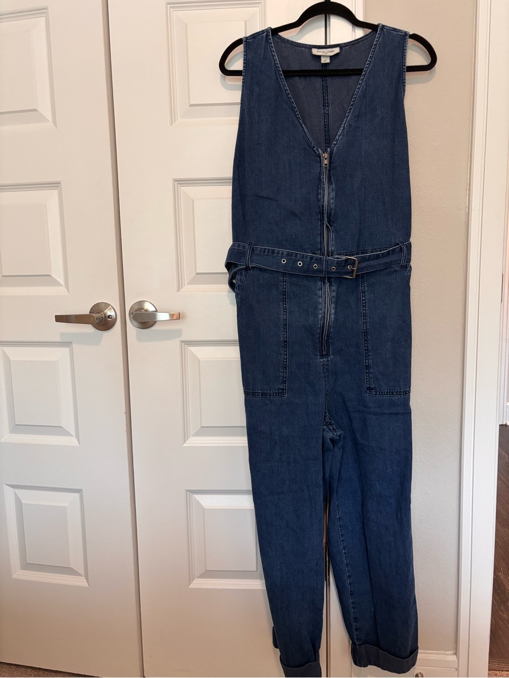 Rachel Comey for Target Blue Denim V-Neck Jumpsuit